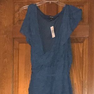 Torrid Teal Wrap dress size 16 New with Tags
